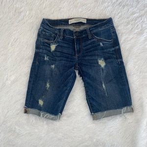 Abercrombie & Fitch Jean Bermuda Shorts Size 0
